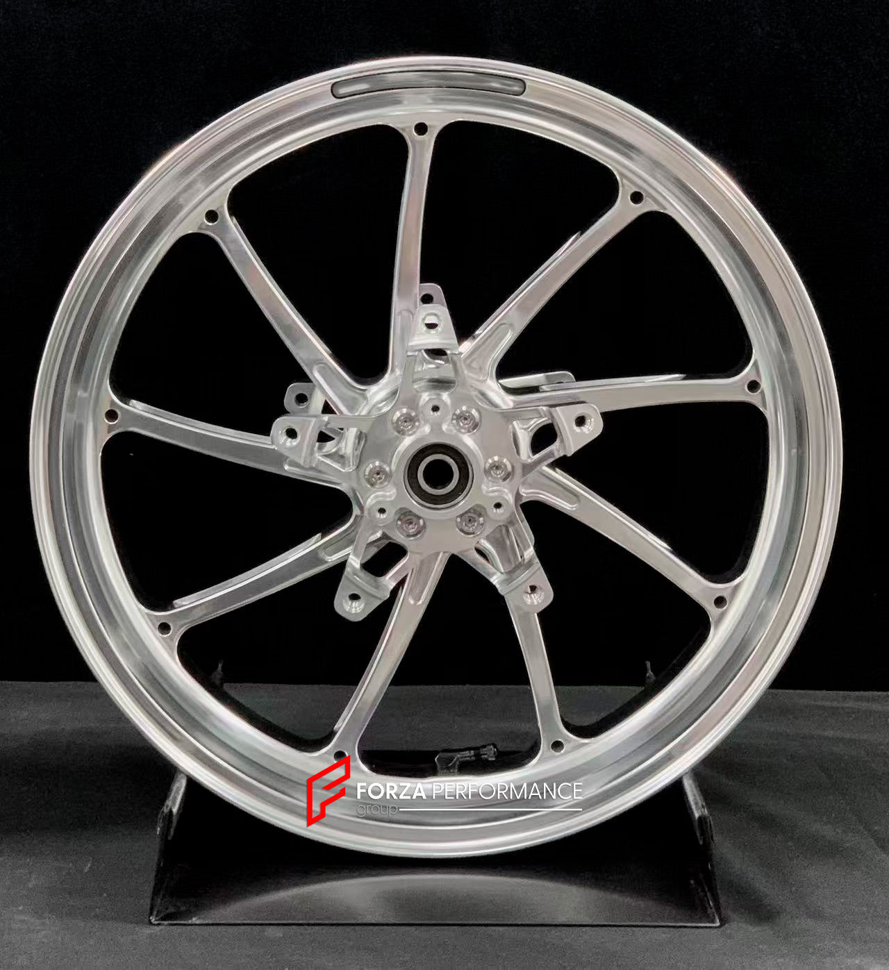 We manufacture premium quality forged motorcycle wheels rims for YAMAHA in any design, size, color.

Wheel sizes (motorcycle spec):

Front: 3.5 x 15

Rear: 4 x 14

Weight:

Front: 3.5 kg (7.92 lbs)

Rear: 3.35 kg (7.38 lbs)


Finishing: Gloss Silver

Forza Performance Group engineers and manufactures each forged motorcycle wheel individually per order. This ensures precise fitment, uncompromised strength, and unique styling. Whether for racing, touring, or daily use — our wheels are built for both performan