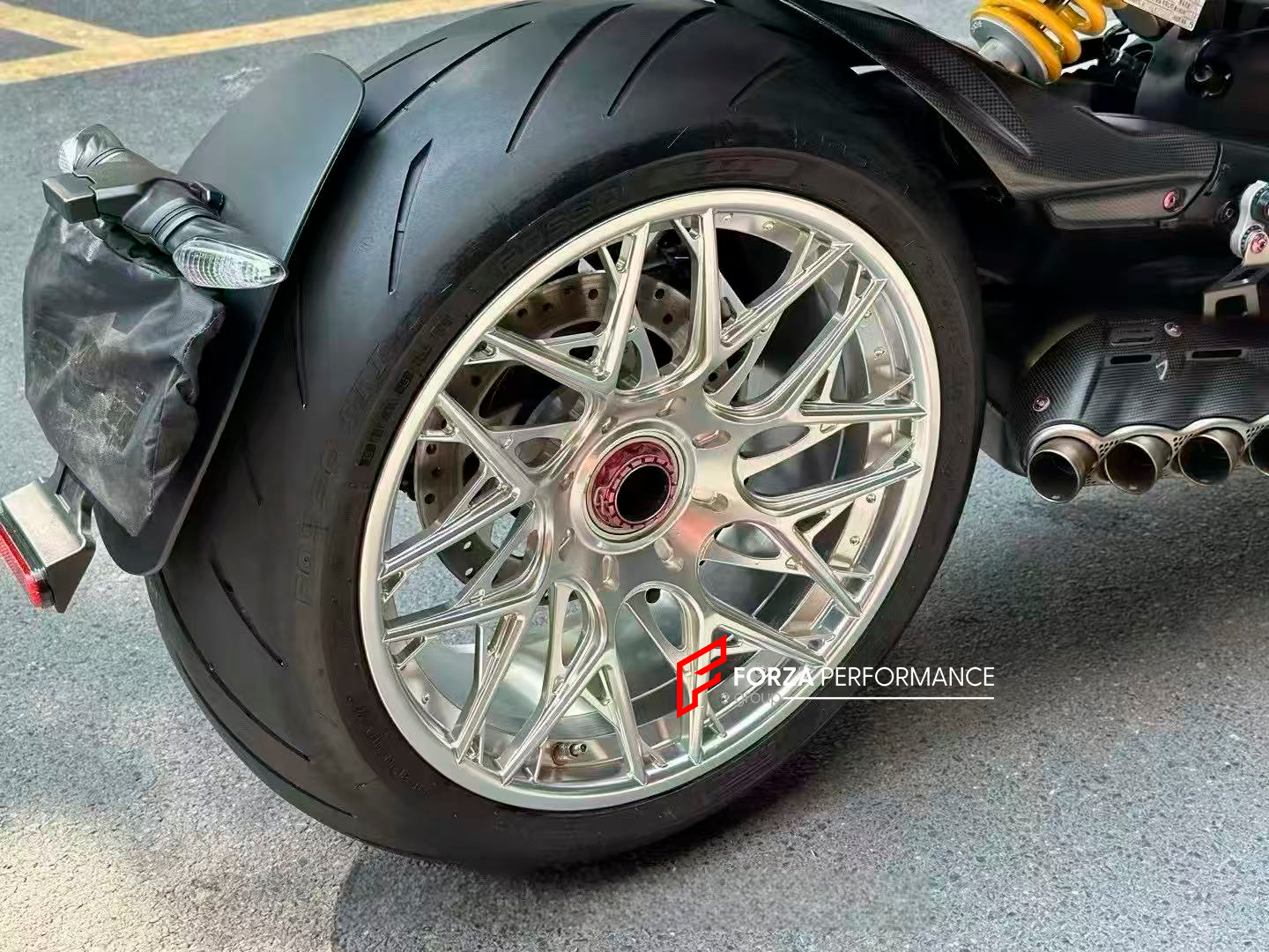 We manufacture premium quality forged motorcycle wheels rims for DUCATI DIAVEL 1200 1260 V4&nbsp;in any design, size, color.

Wheel sizes (motorcycle spec):

Front: 3.5 x 17

Rear: 8.0 x 17

Finishing: Brushed clear coating

Forza Performance Group engineers and manufactures each forged motorcycle wheel individually per order. This ensures precise fitment, uncompromised strength, and unique styling. Whether for racing, touring, or daily use — our wheels are built for both performance and design.

Advantages
