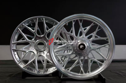 We manufacture premium quality forged motorcycle wheels rims for DUCATI DIAVEL 1200 1260 V4  in any design, size, color.

Wheel sizes (motorcycle spec):

Front: 3.5 x 17

Rear: 8.0 x 17

Finishing: Brushed clear coating

Forza Performance Group engineers and manufactures each forged motorcycle wheel individually per order. This ensures precise fitment, uncompromised strength, and unique styling. Whether for racing, touring, or daily use — our wheels are built for both performance and design.

Advantages