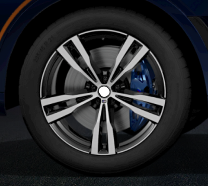 DOUBLE SPOKE M BICOLOR 754 STYLE OEM DESIGN FORGED WHEELS RIMS FOR BMW X7 G07 LCI xDrive40i xDrive40d M60 xDrive 2022+