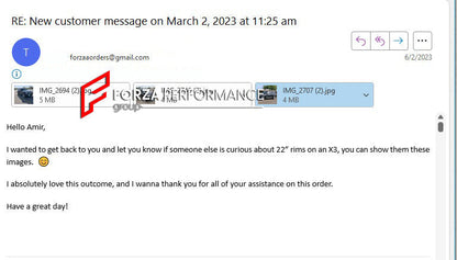 FORGED WHEELS for BMW X3 F25 LCI 2015 FORZA PERFORMANCE custom fitment FORGIATO