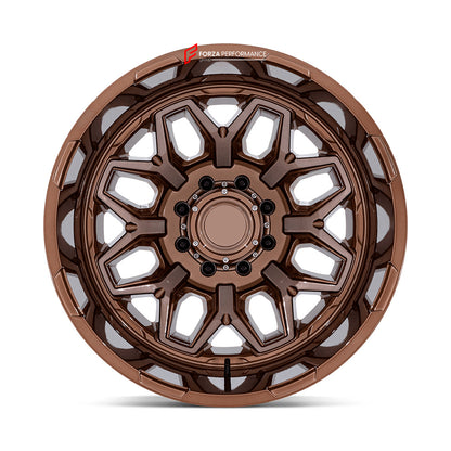 FORZA PERFORMANCE 20 INCH FORGED WHEELS for CHEVROLET 3500 HD custom fit FUEL FLUX DUALLY