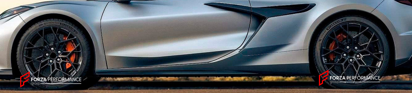 FORGED WHEELS RIMS for CHEVROLET CORVETTE ZR1X QUAIL SILVER LIMITED EDITION 2026 custom fit OEM ZR1X WHEELS