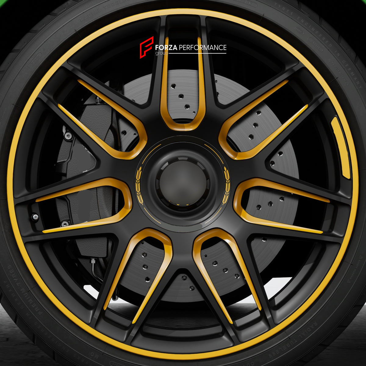 FORGED WHEELS RIMS for MERCEDES BENZ A CLASS AMG W177 A45 2018 - 2023 custom fit CROSS-SPOKE FINAL EDITION