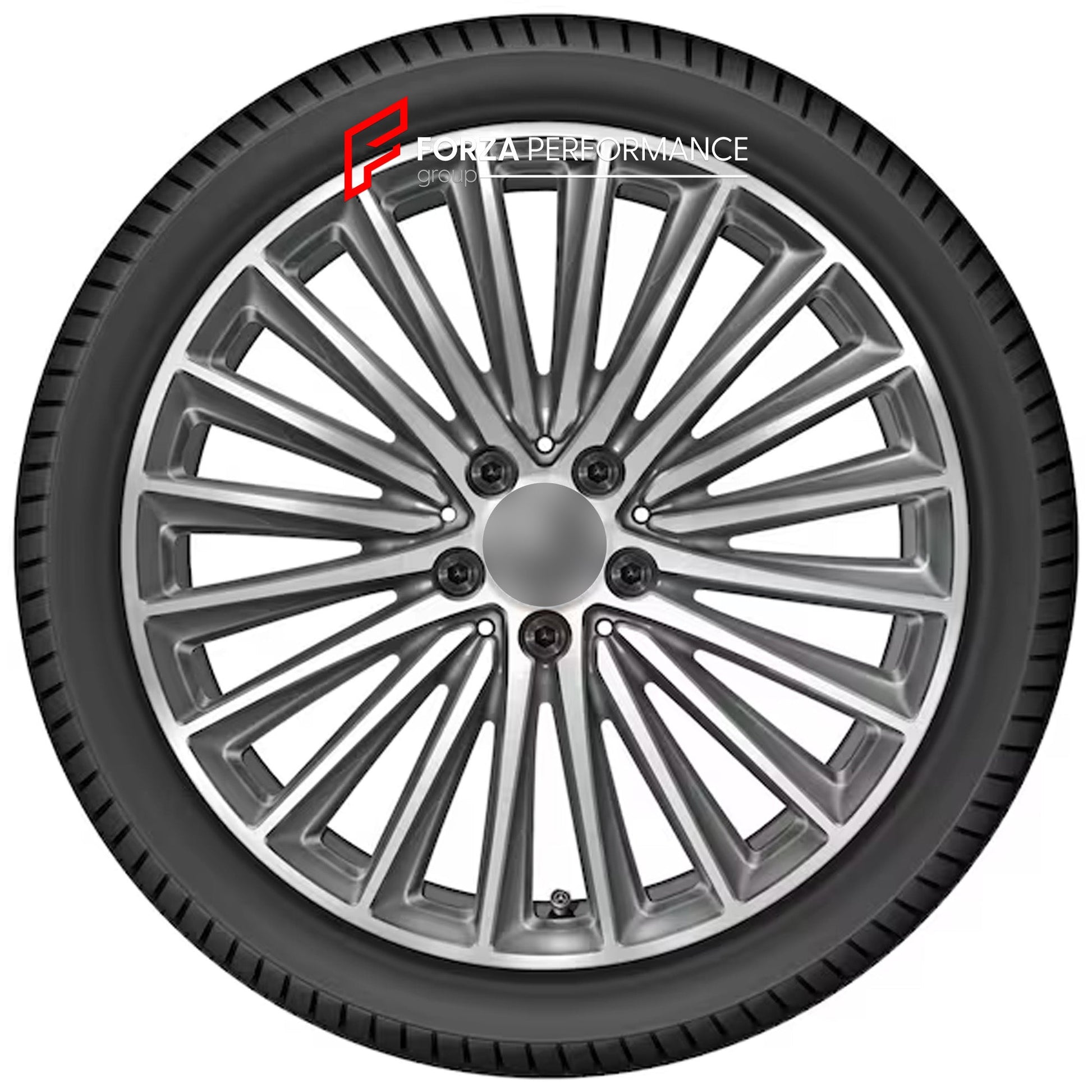 FORGED WHEELS RIMS for MERCEDES BENZ C CLASS W206 C300 C43 C63 2021+ OEM titanium grey high sheen