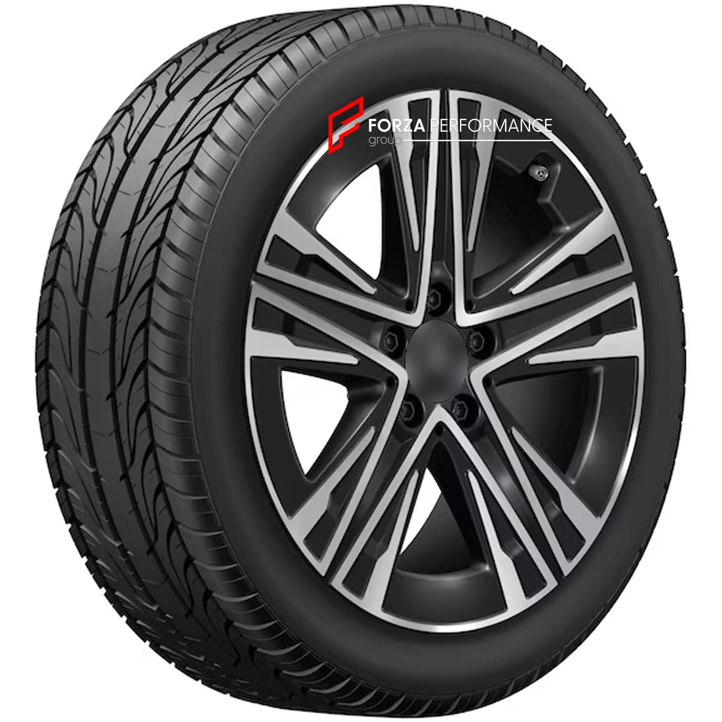 FORGED WHEELS RIMS for MERCEDES-BENZ CLA250 CLA350 C174 2026 custom fit OEM 5 W-spokes Aero black