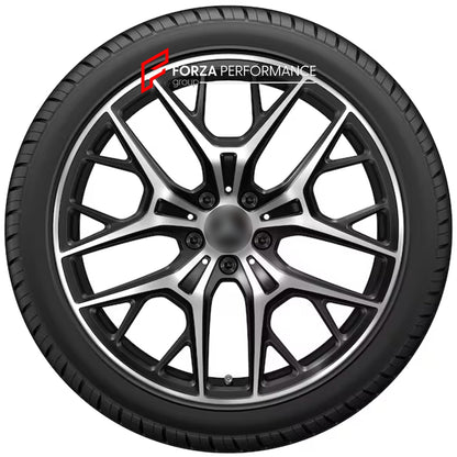 FORGED WHEELS RIMS for MERCEDES BENZ E CLASS W214 S214 2024+ ALL TERRAIN S140 ALL-TERRAIN S140 custom fit OEM All Terrain black cross spokes