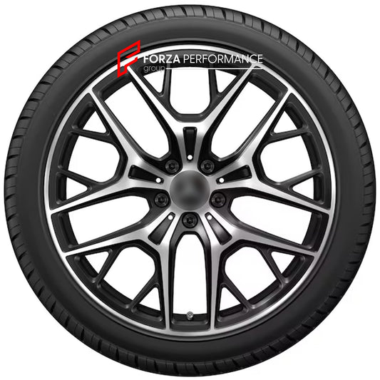 FORGED WHEELS RIMS for MERCEDES BENZ E CLASS W214 S214 2024+ ALL TERRAIN S140 ALL-TERRAIN S140 custom fit OEM All Terrain black cross spokes