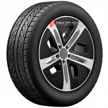 FORGED WHEELS RIMS FOR MERCEDES BENZ EQS SUV 450 580 X296 2023+ custom fit 5-spoke vanadiumsilver OEM A2964010400 7X45-X296