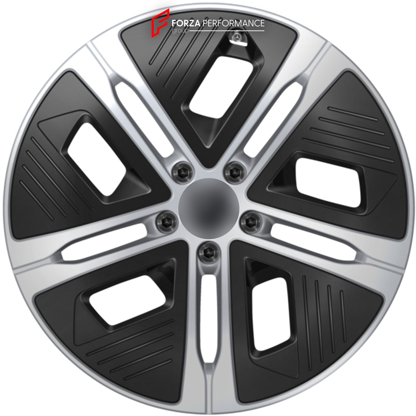 FORGED WHEELS RIMS FOR MERCEDES BENZ EQS SUV 450 580 X296 2023+ custom fit 5-spoke vanadiumsilver OEM A2964010400 7X45-X296