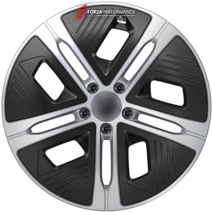 FORGED WHEELS RIMS FOR MERCEDES BENZ EQS SUV 450 580 X296 2023+ custom fit 5-spoke vanadiumsilver OEM A2964010400 7X45-X296