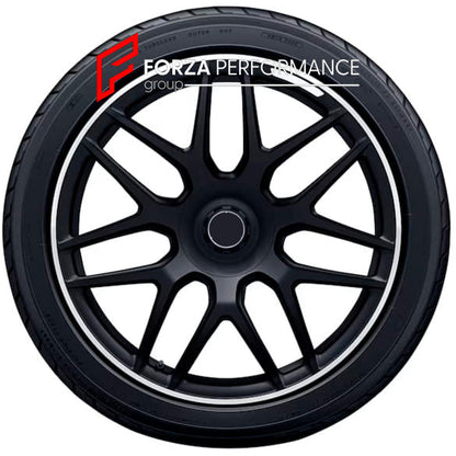 FORGED WHEELS RIMS for MERCEDES-BENZ G-CLASS G63 W465 2025 custom fit OEM 10 double spokes black A4654011000