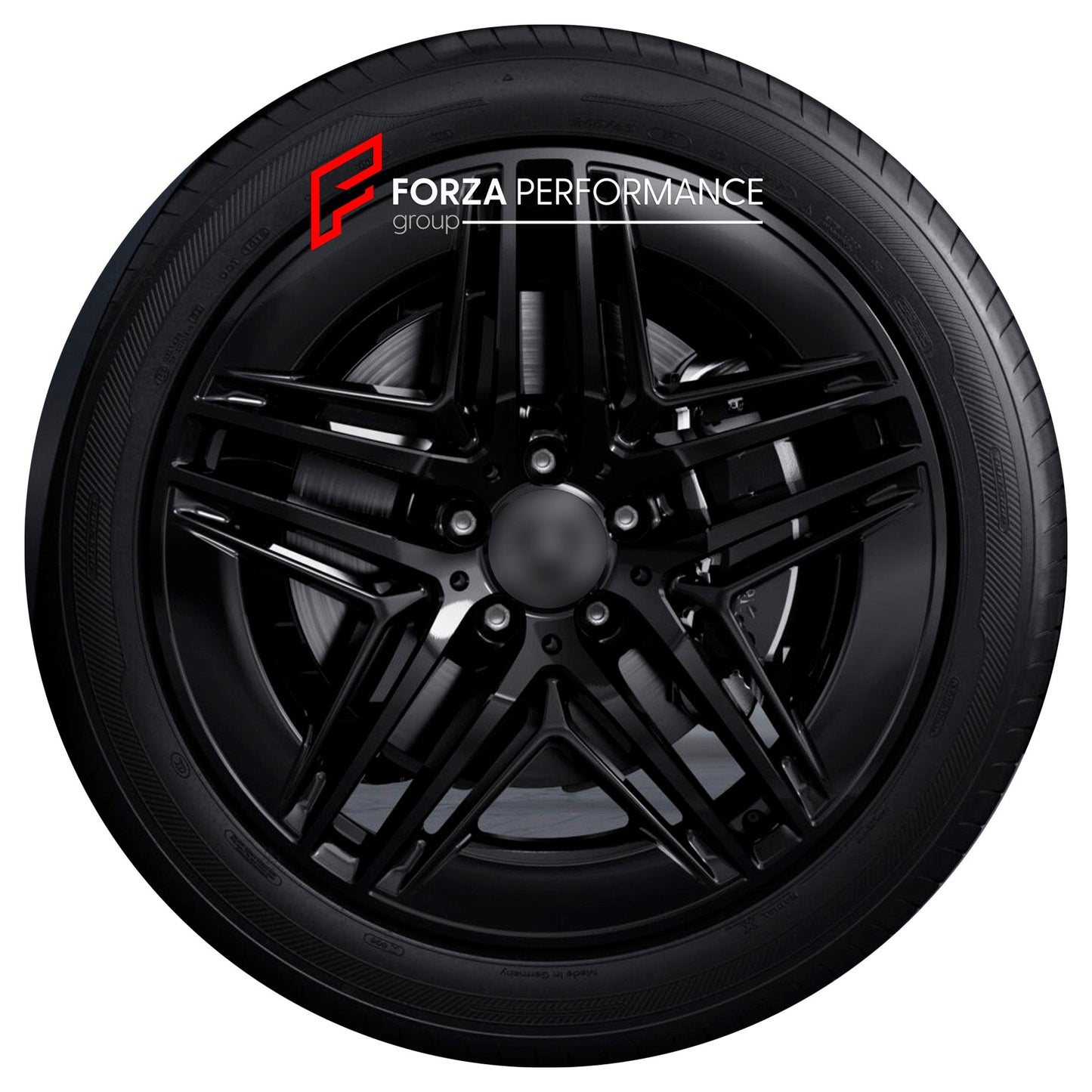 FORGED WHEELS RIMS for MERCEDES-BENZ V CLASS W447 V200CDI V220CDI V250BLUETEC 2015+ custom fit OEM 5 twin spokes glossy black