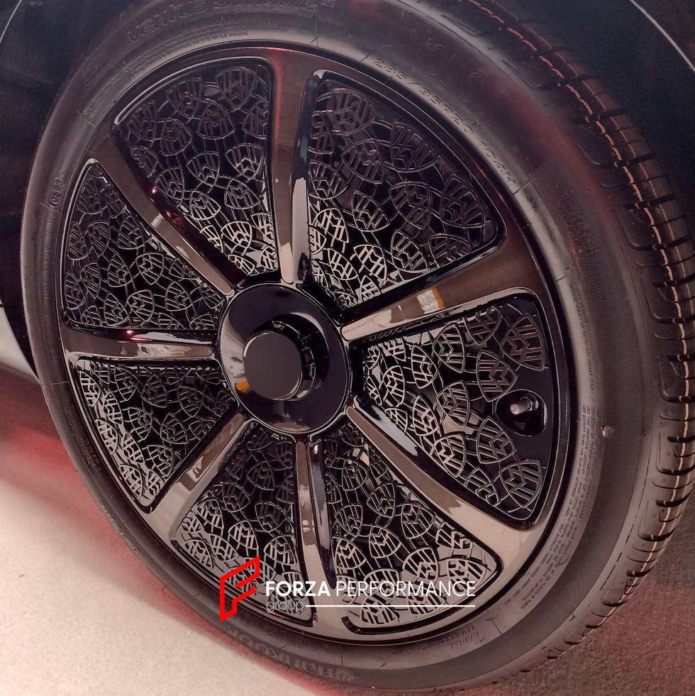 FORGED WHEELS RIMS for MERCEDES MAYBACH EQS SUV 2026 FORZA PERFORMANCE OEM MAYBACH NIGHT SERIES 7 SPOKE MAYBACH PATTERN