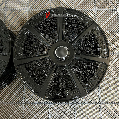 FORGED WHEELS RIMS for MERCEDES MAYBACH EQS SUV 2026 FORZA PERFORMANCE OEM MAYBACH NIGHT SERIES 7 SPOKE MAYBACH PATTERN