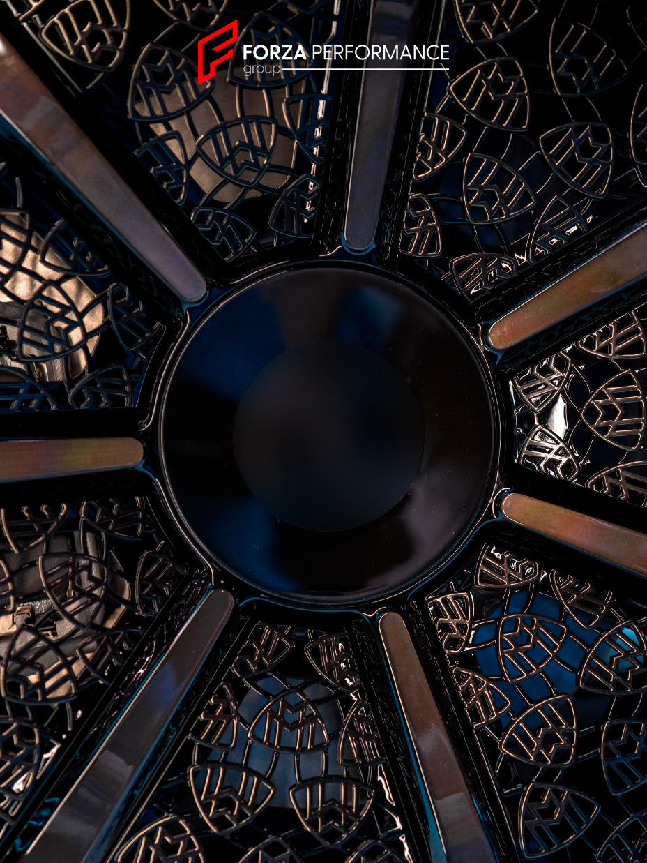 FORGED WHEELS RIMS for MERCEDES MAYBACH EQS SUV 2026 FORZA PERFORMANCE OEM MAYBACH NIGHT SERIES 7 SPOKE MAYBACH PATTERN