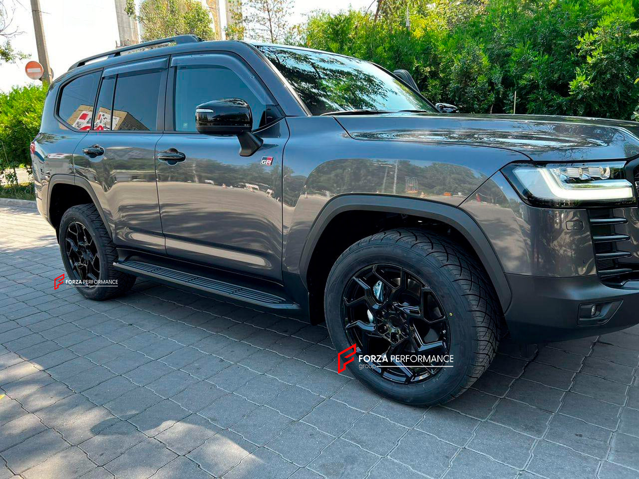 We manufacture premium quality forged wheels rims for TOYOTA LAND CRUISER 300 LC 300 2021+&nbsp;in any design, size, color.

Wheels size: 20 x 9.5 ET 55

Finishing: Gloss Black

Forza Performance Group engineers and builds each set of custom made-to-order forged wheels individually for every specific customer. This means we not only produce the desired wheel design but also provide all the necessary sizes. All of our wheels can be manufactured to suit your car specifications, offering a diverse range of dia