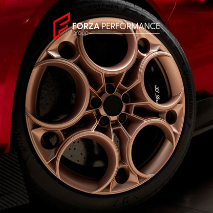 FORZA FORGED WHEELS RIMS for ALFA ROMEO GIULIA QUADRIFOGLIO custom fit OEM ALFA ROMEO 33 STRADALE