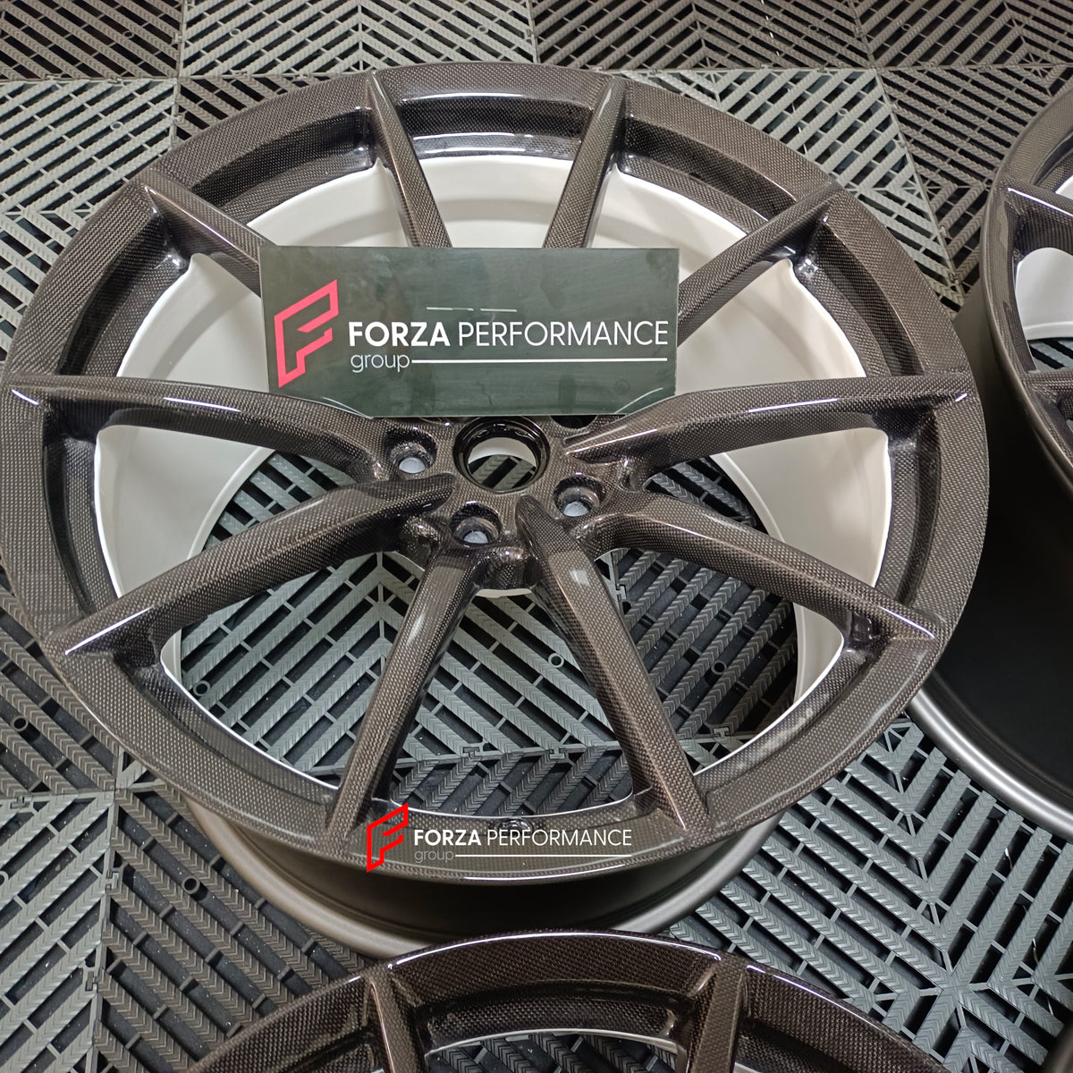 FORZA PEFORMANCE REAL CARBON FORGED WHEELS RIMS for FERRARI 296 SPECIALE custom fit OEM