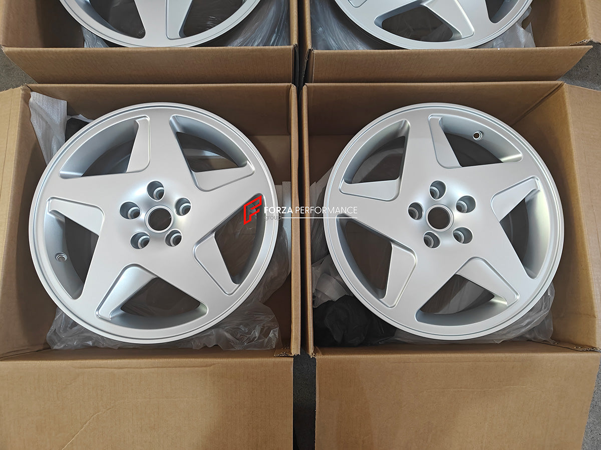 FORZA PERFORMANCE 17 INCH FORGED WHEELS RIMS for FERRARI MONDIAL 3.2 1986 custom fit OEM FERRARI 348 STYLE WHEELS
