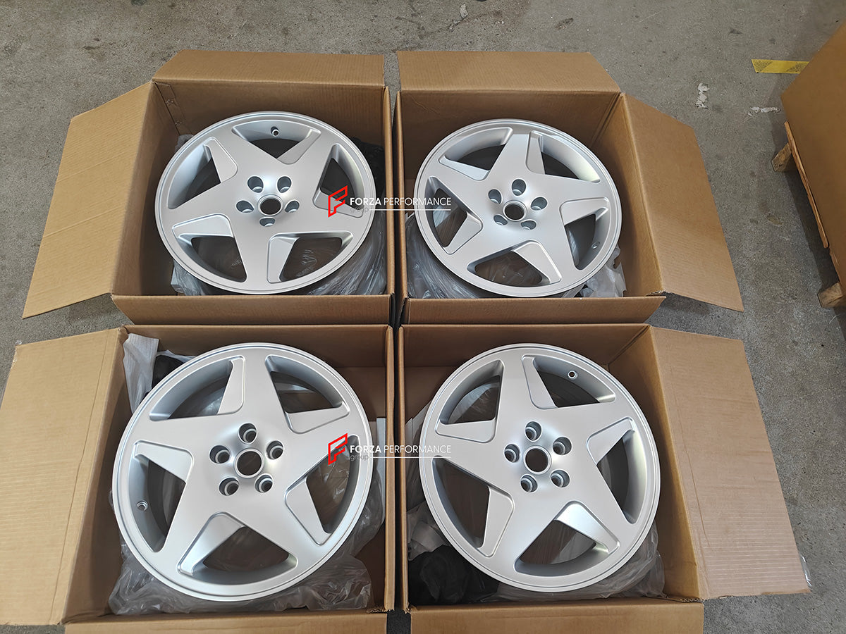FORZA PERFORMANCE 17 INCH FORGED WHEELS RIMS for FERRARI MONDIAL 3.2 1986 custom fit OEM FERRARI 348 STYLE WHEELS