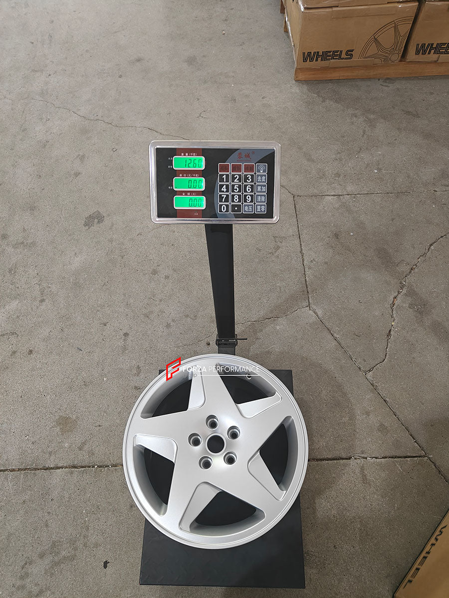 FORZA PERFORMANCE 17 INCH FORGED WHEELS RIMS for FERRARI MONDIAL 3.2 1986 custom fit OEM FERRARI 348 STYLE WHEELS