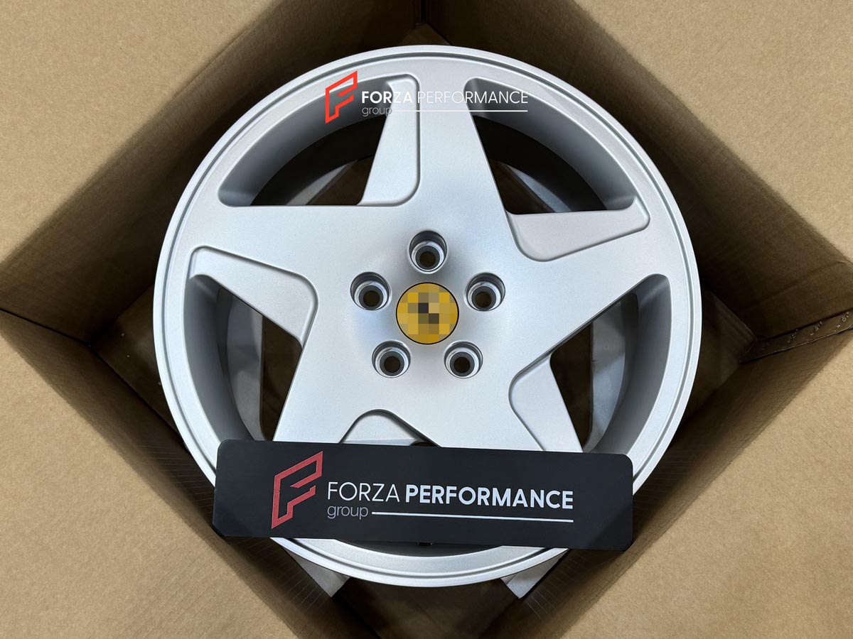 FORZA PERFORMANCE 17 INCH FORGED WHEELS RIMS for FERRARI MONDIAL 3.2 1986 custom fit OEM FERRARI 348 STYLE WHEELS