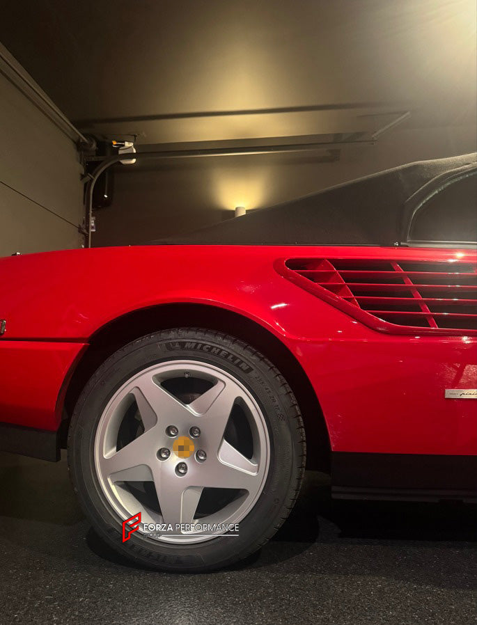 FORZA PERFORMANCE 17 INCH FORGED WHEELS RIMS for FERRARI MONDIAL 3.2 1986 custom fit OEM FERRARI 348 STYLE WHEELS