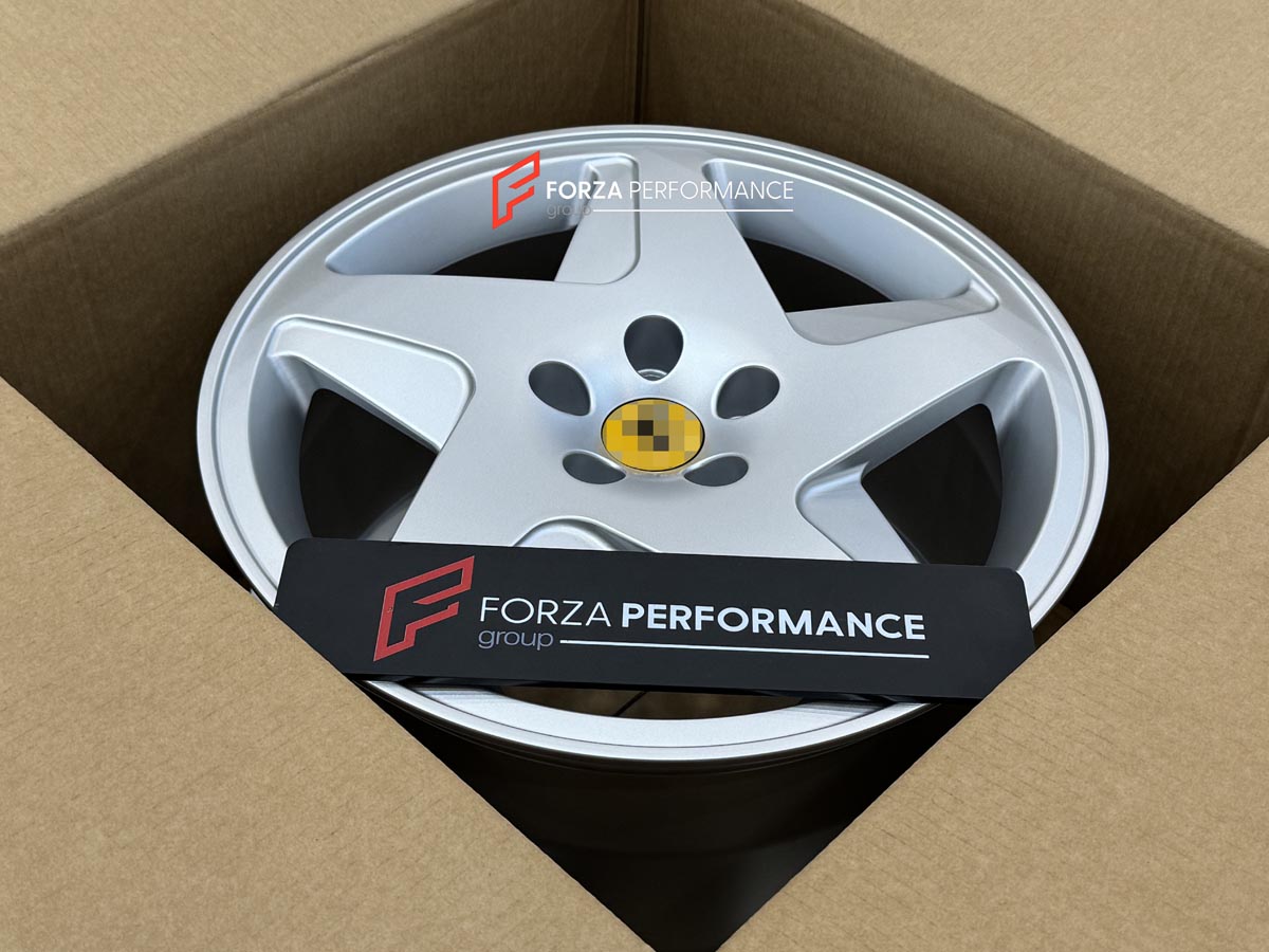 FORZA PERFORMANCE 17 INCH FORGED WHEELS RIMS for FERRARI MONDIAL 3.2 1986 custom fit OEM FERRARI 348 STYLE WHEELS