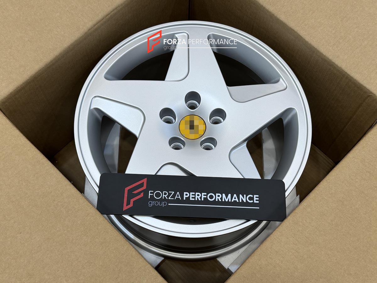 FORZA PERFORMANCE 17 INCH FORGED WHEELS RIMS for FERRARI MONDIAL 3.2 1986 custom fit OEM FERRARI 348 STYLE WHEELS