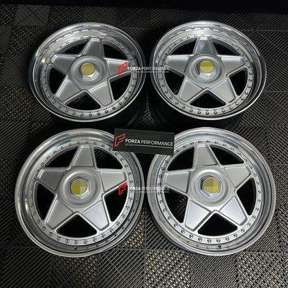 FORZA PERFORMANCE 18 INCH FORGED WHEELS RIMS for FERRARI 348 TS 1992 custom fit OEM FERRARI F40 WHEELS