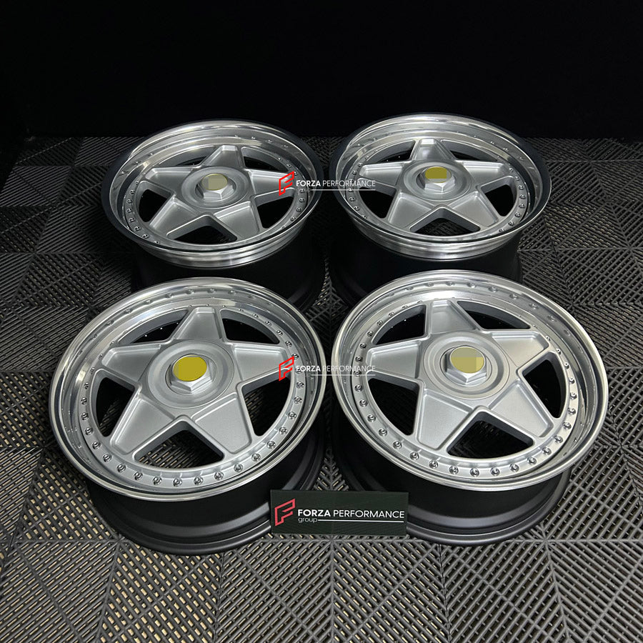 FORZA PERFORMANCE 18 INCH FORGED WHEELS RIMS for FERRARI 348 TS 1992 custom fit OEM FERRARI F40 WHEELS