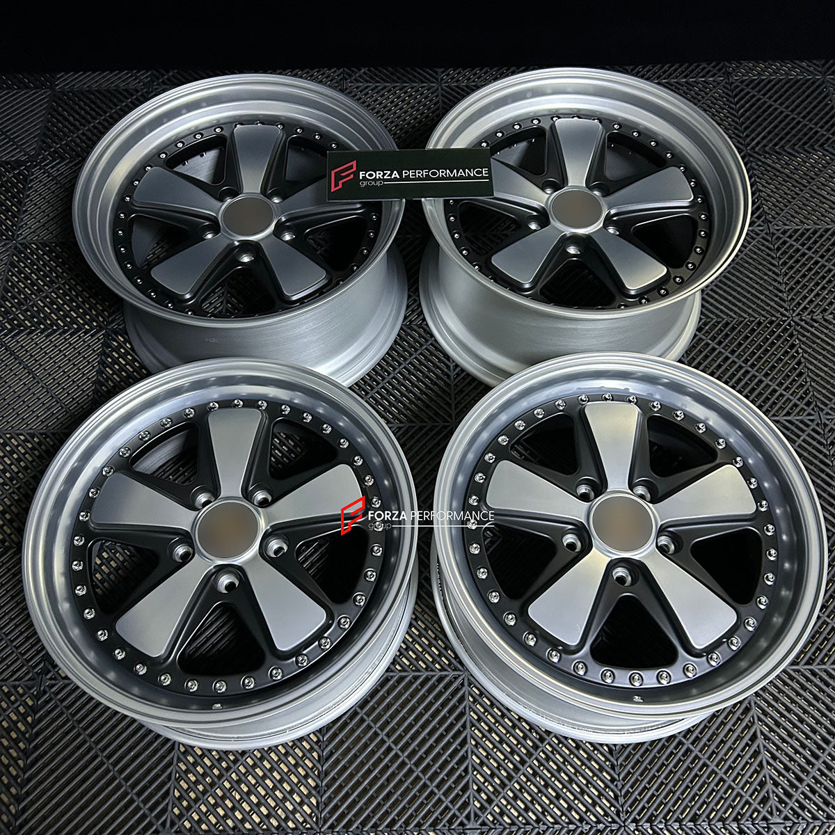 FORZA PERFORMANCE 18 INCH FORGED WHEELS RIMS for PORSCHE 911 930 1976 custom fit FUCHS STYLE WHEELS