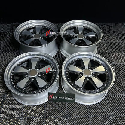 FORZA PERFORMANCE 18 INCH FORGED WHEELS RIMS for PORSCHE 911 930 1976 custom fit FUCHS STYLE WHEELS