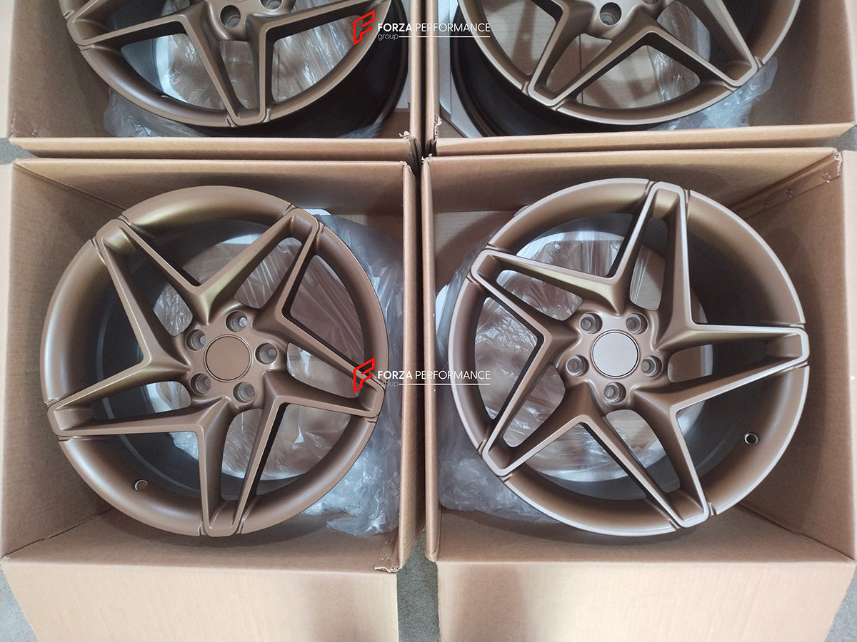 FORZA PERFORMANCE 18 INCH FORGED WHEELS RIMS for TOYOTA SUPRA A90 GR 2024 custom fit OEM FERRARI F8 TRIBUTO