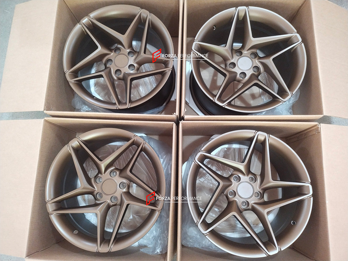 FORZA PERFORMANCE 18 INCH FORGED WHEELS RIMS for TOYOTA SUPRA A90 GR 2024 custom fit OEM FERRARI F8 TRIBUTO