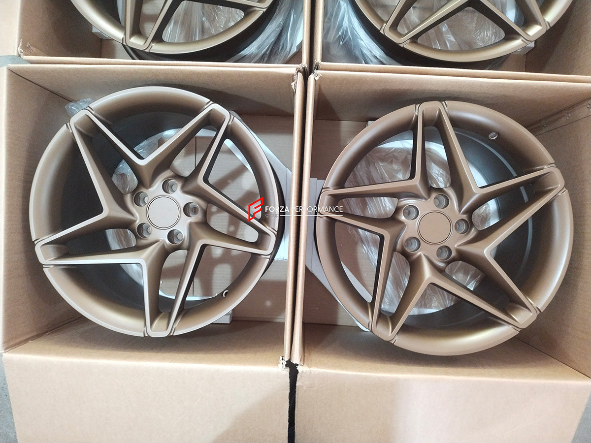 FORZA PERFORMANCE 18 INCH FORGED WHEELS RIMS for TOYOTA SUPRA A90 GR 2024 custom fit OEM FERRARI F8 TRIBUTO