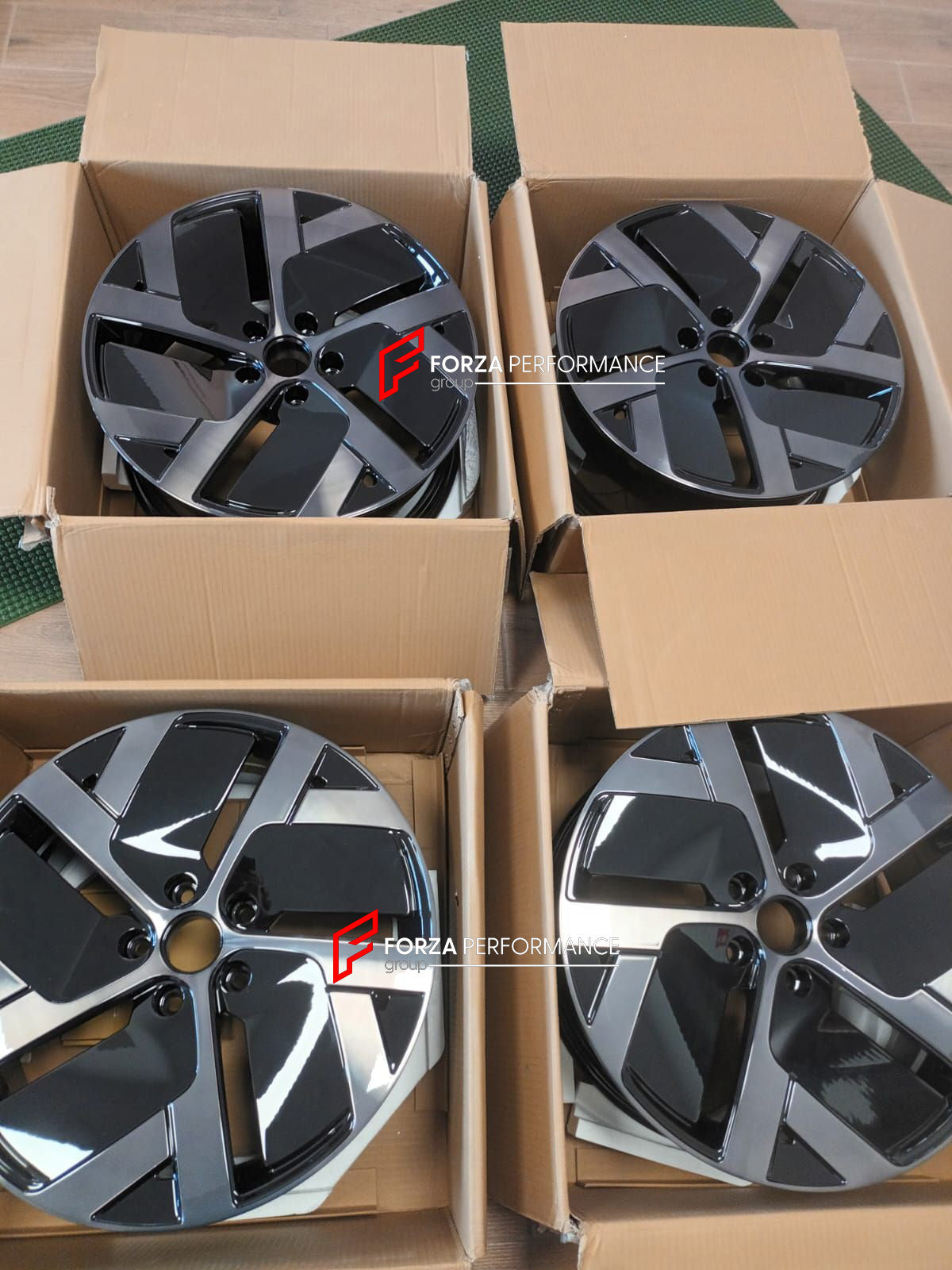 FORZA PERFORMANCE 19 INCH FORGED WHEELS RIMS FOR LUCID AIR PURE 2023 custom fit OEM