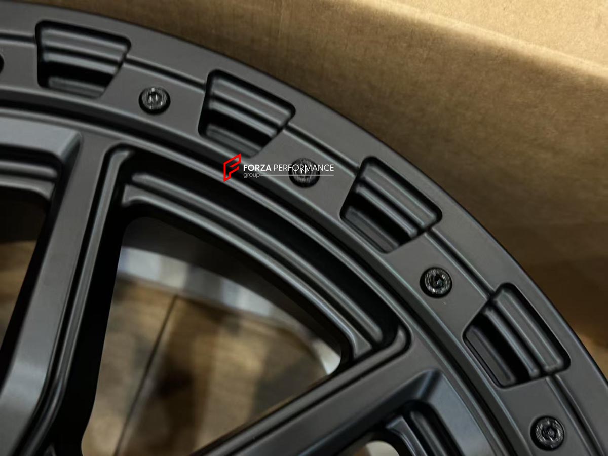 FORZA PERFORMANCE 20 INCH FORGED WHEELS RIMS for BYD LEOPARD 8 2025 custom fit BLACK ROCK RAMBLER