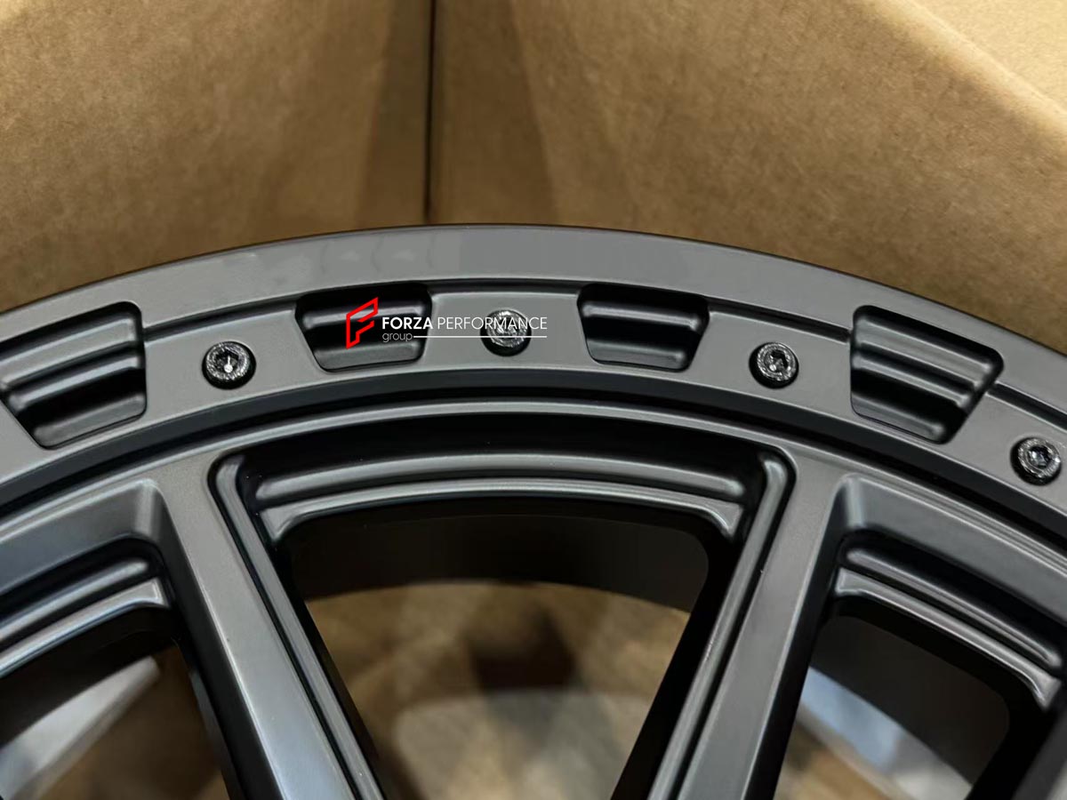 FORZA PERFORMANCE 20 INCH FORGED WHEELS RIMS for BYD LEOPARD 8 2025 custom fit BLACK ROCK RAMBLER