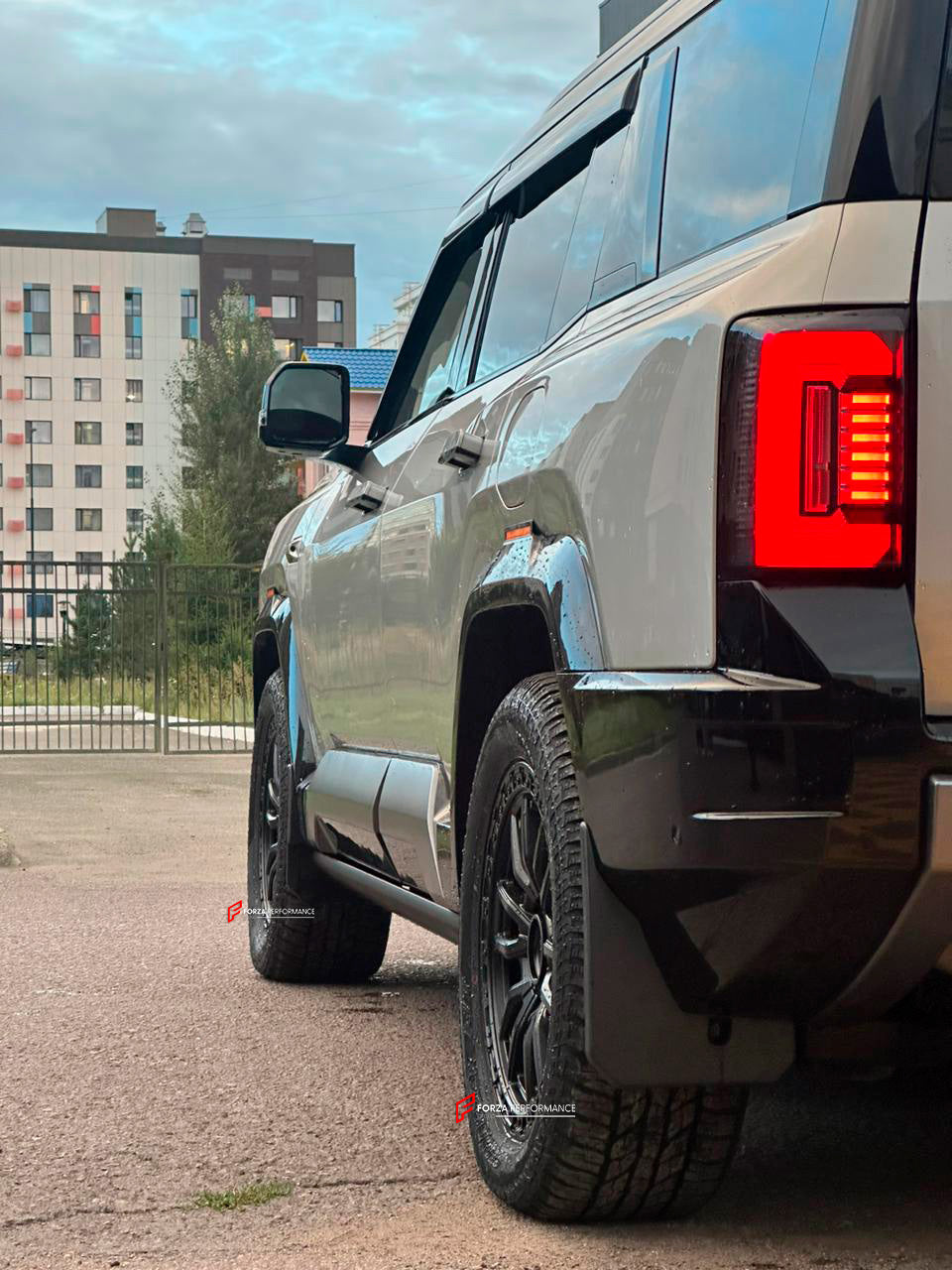 FORZA PERFORMANCE 20 INCH FORGED WHEELS RIMS for BYD LEOPARD 8 2025 custom fit BLACK ROCK RAMBLER