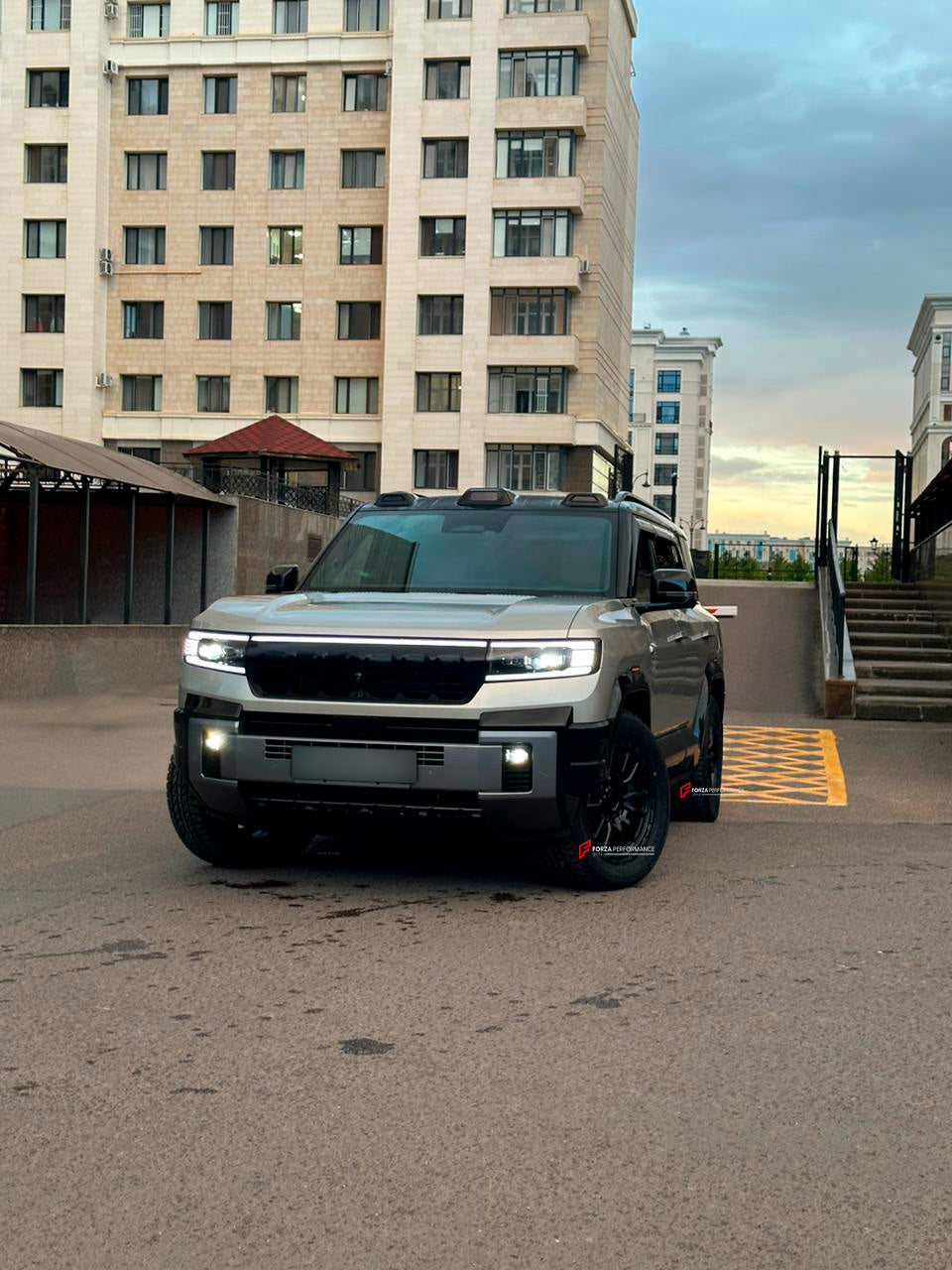 FORZA PERFORMANCE 20 INCH FORGED WHEELS RIMS for BYD LEOPARD 8 2025 custom fit BLACK ROCK RAMBLER