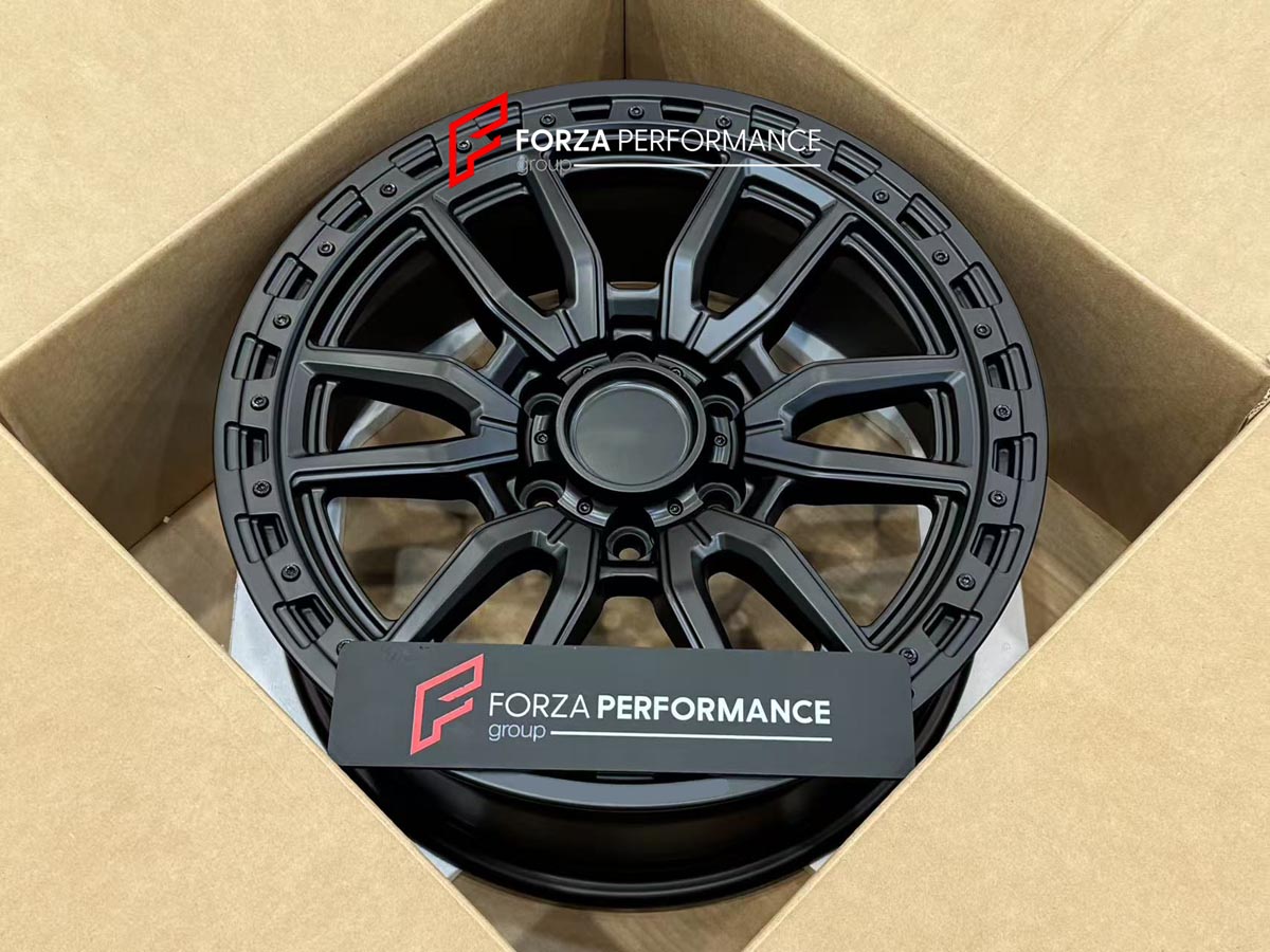 FORZA PERFORMANCE 20 INCH FORGED WHEELS RIMS for BYD LEOPARD 8 2025 custom fit BLACK ROCK RAMBLER