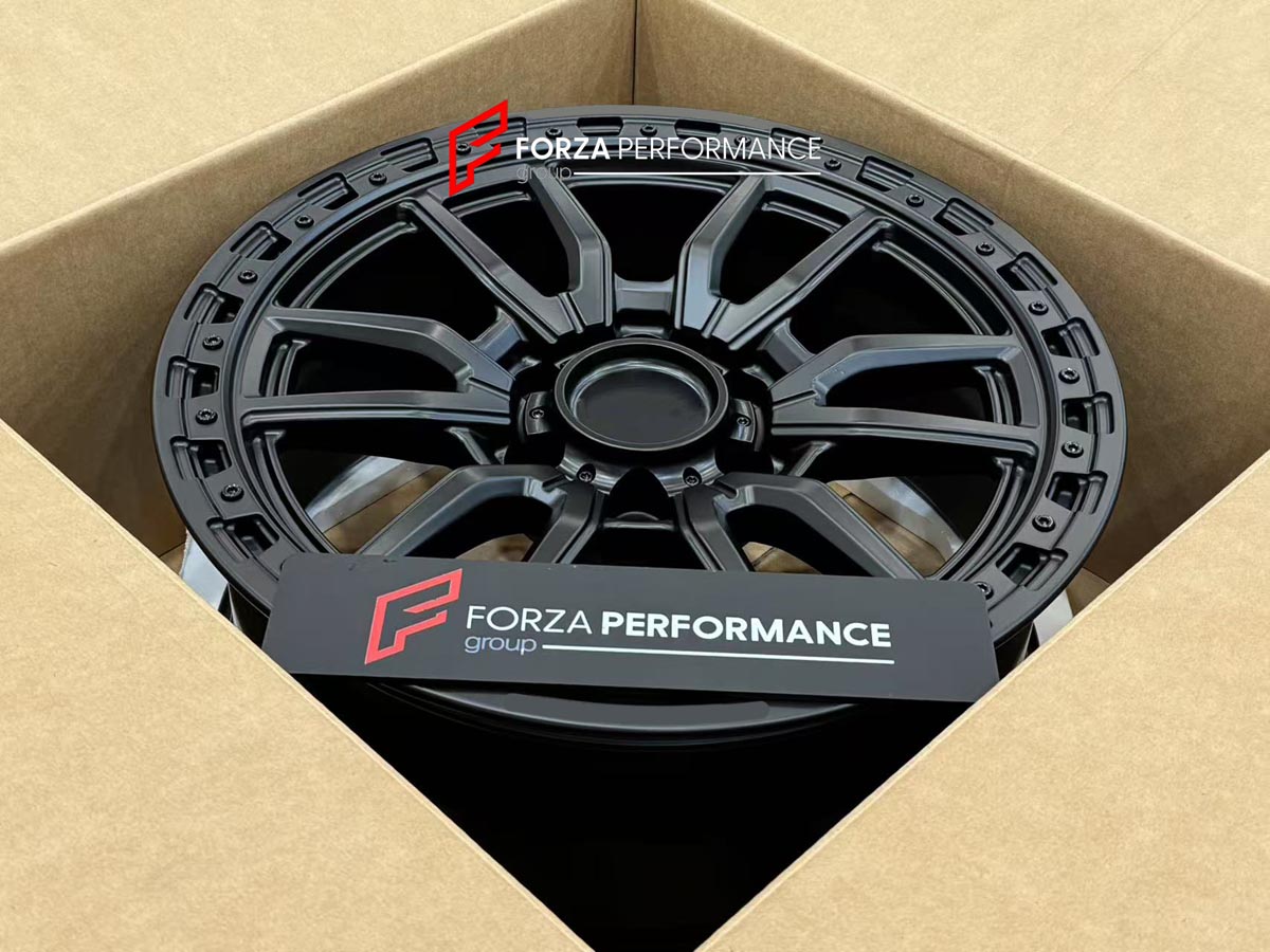 FORZA PERFORMANCE 20 INCH FORGED WHEELS RIMS for BYD LEOPARD 8 2025 custom fit BLACK ROCK RAMBLER