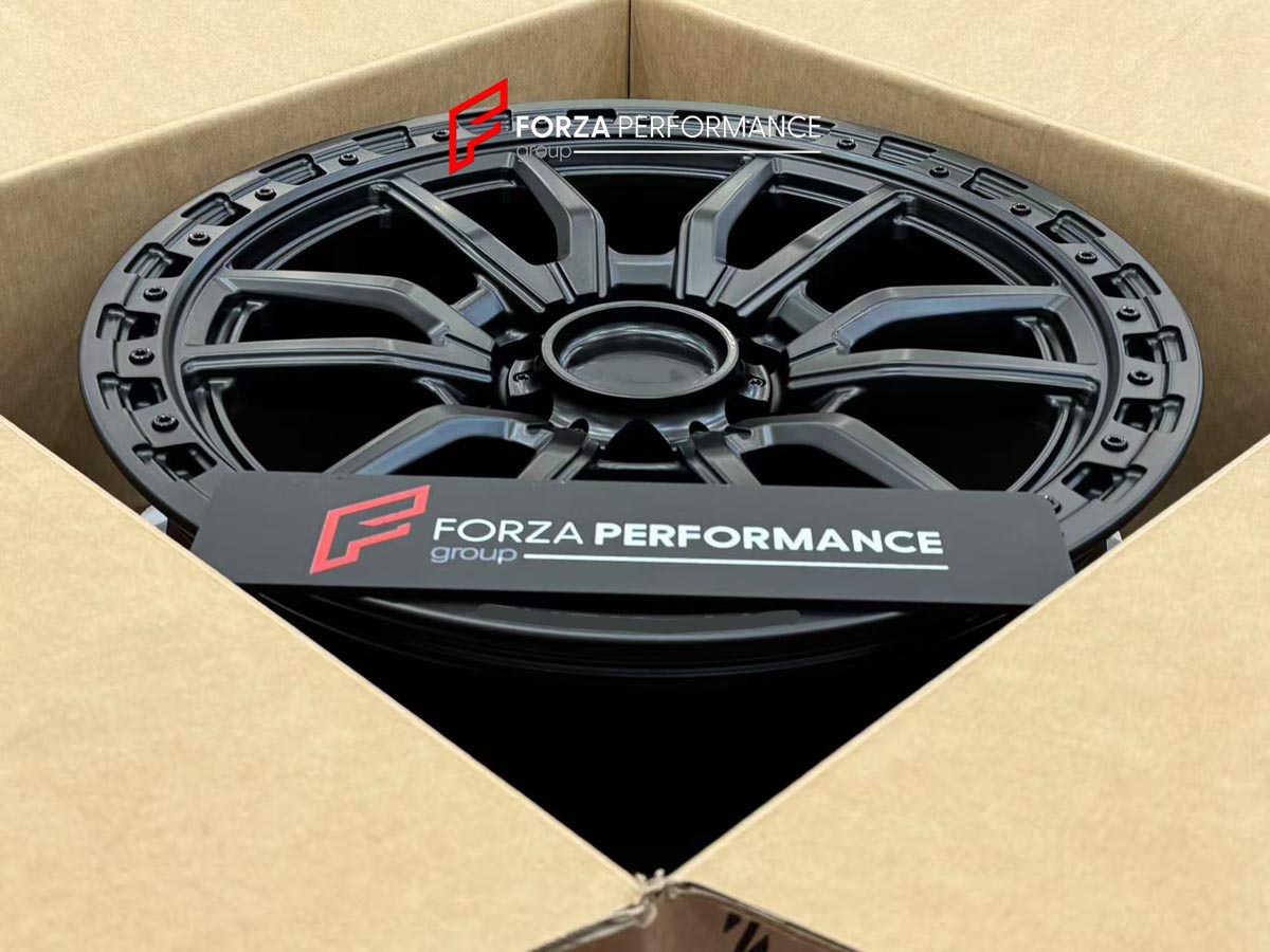 FORZA PERFORMANCE 20 INCH FORGED WHEELS RIMS for BYD LEOPARD 8 2025 custom fit BLACK ROCK RAMBLER