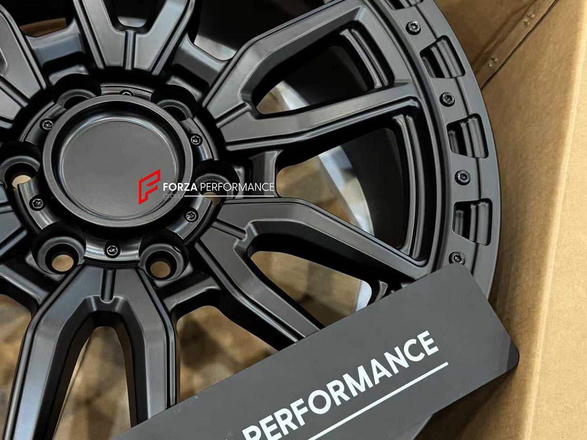 FORZA PERFORMANCE 20 INCH FORGED WHEELS RIMS for BYD LEOPARD 8 2025 custom fit BLACK ROCK RAMBLER