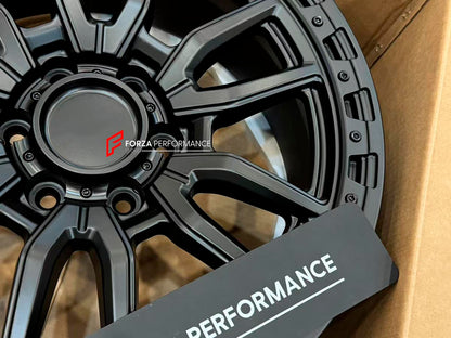 FORZA PERFORMANCE 20 INCH FORGED WHEELS RIMS for BYD LEOPARD 8 2025 custom fit BLACK ROCK RAMBLER