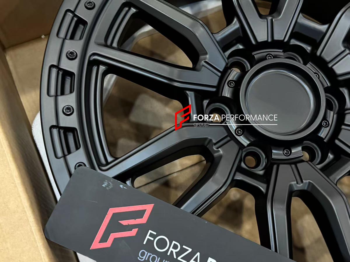 FORZA PERFORMANCE 20 INCH FORGED WHEELS RIMS for BYD LEOPARD 8 2025 custom fit BLACK ROCK RAMBLER
