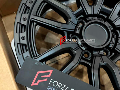 FORZA PERFORMANCE 20 INCH FORGED WHEELS RIMS for BYD LEOPARD 8 2025 custom fit BLACK ROCK RAMBLER