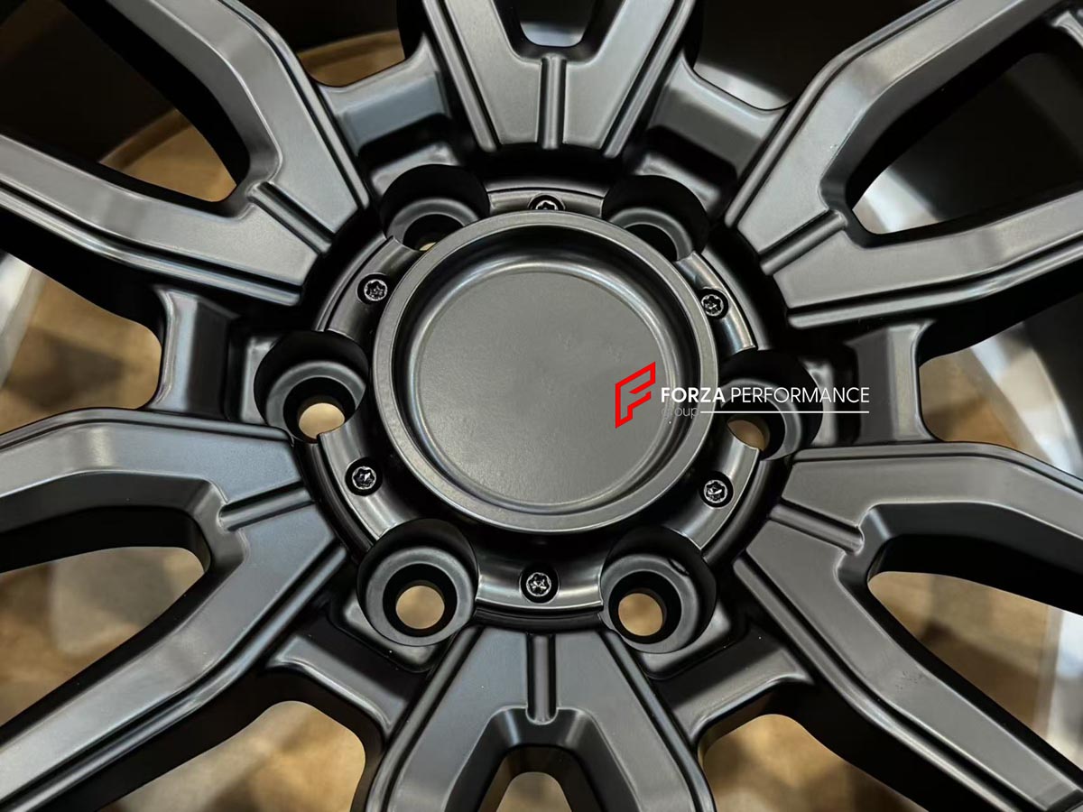 FORZA PERFORMANCE 20 INCH FORGED WHEELS RIMS for BYD LEOPARD 8 2025 custom fit BLACK ROCK RAMBLER